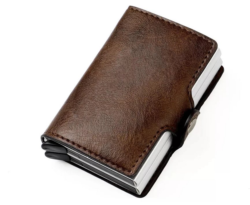 Billetera Porta Tarjetas con Protección RFID - Seguridad y Estilo