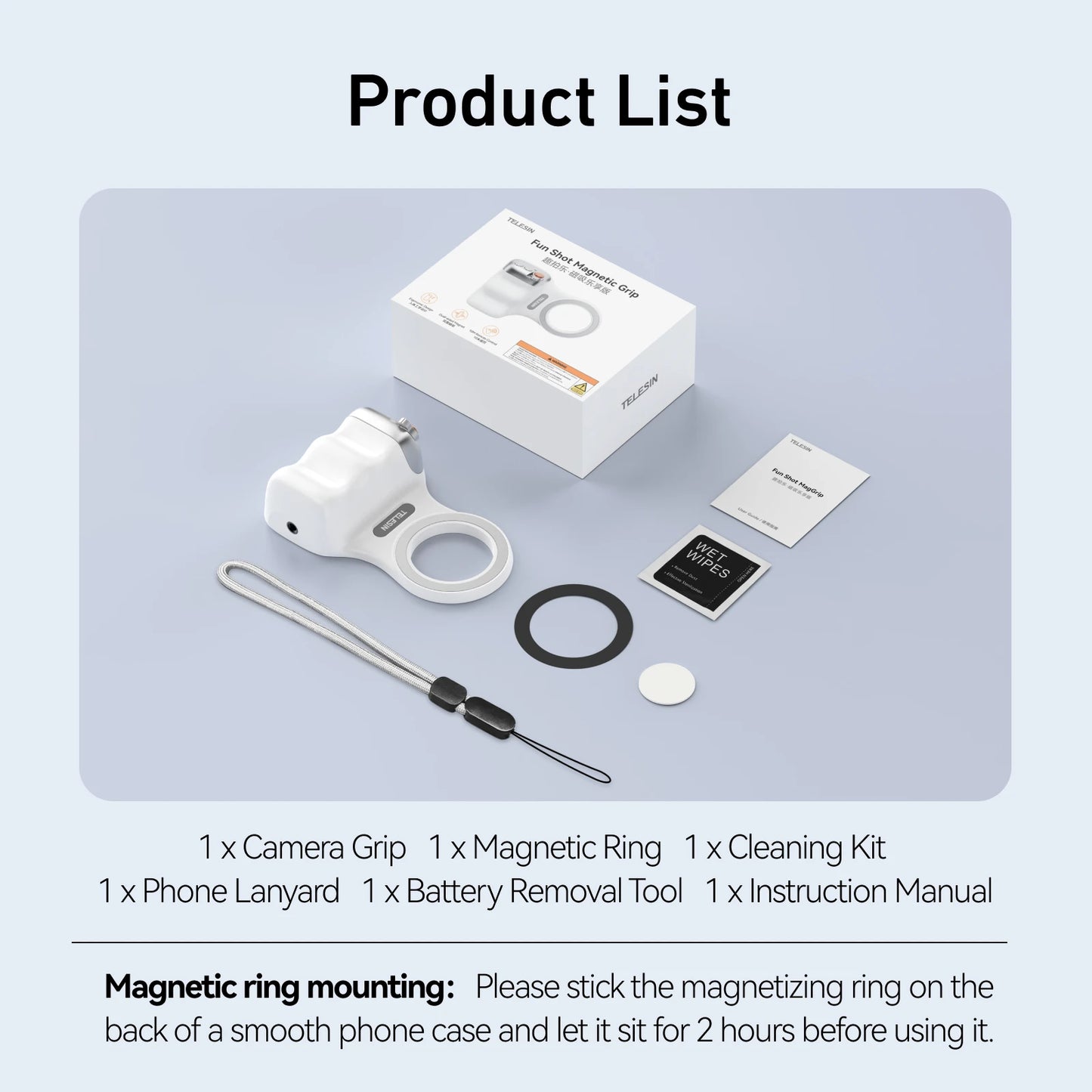 Soporte magnético con control remoto para tu celular