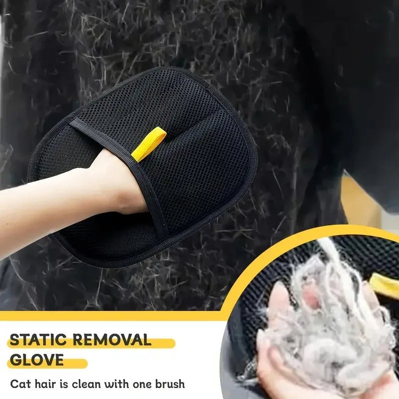 Guante limpiador de pelos de mascotas