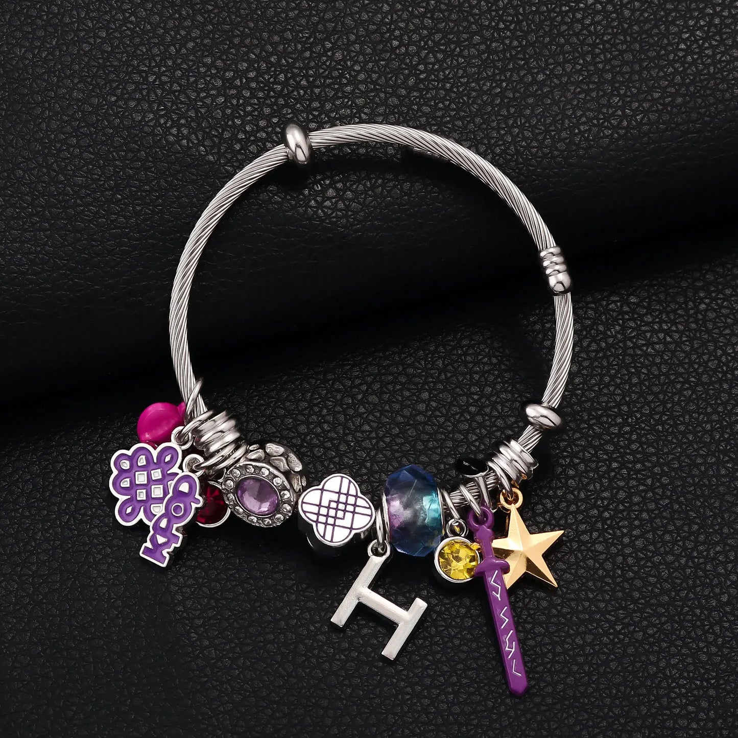 Pulsera Huntrix Guerreras Kpop - Cuentas Anime Harajuku Y2K