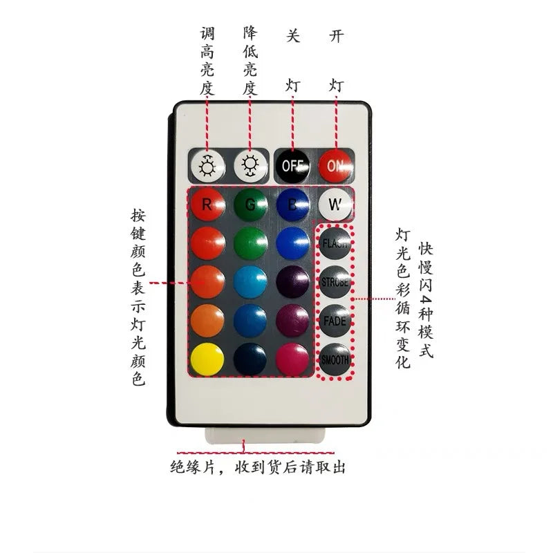 Lámpara LED Acrílico K-POP Demon Hunters con Control Remoto - Decoración Dormitorio