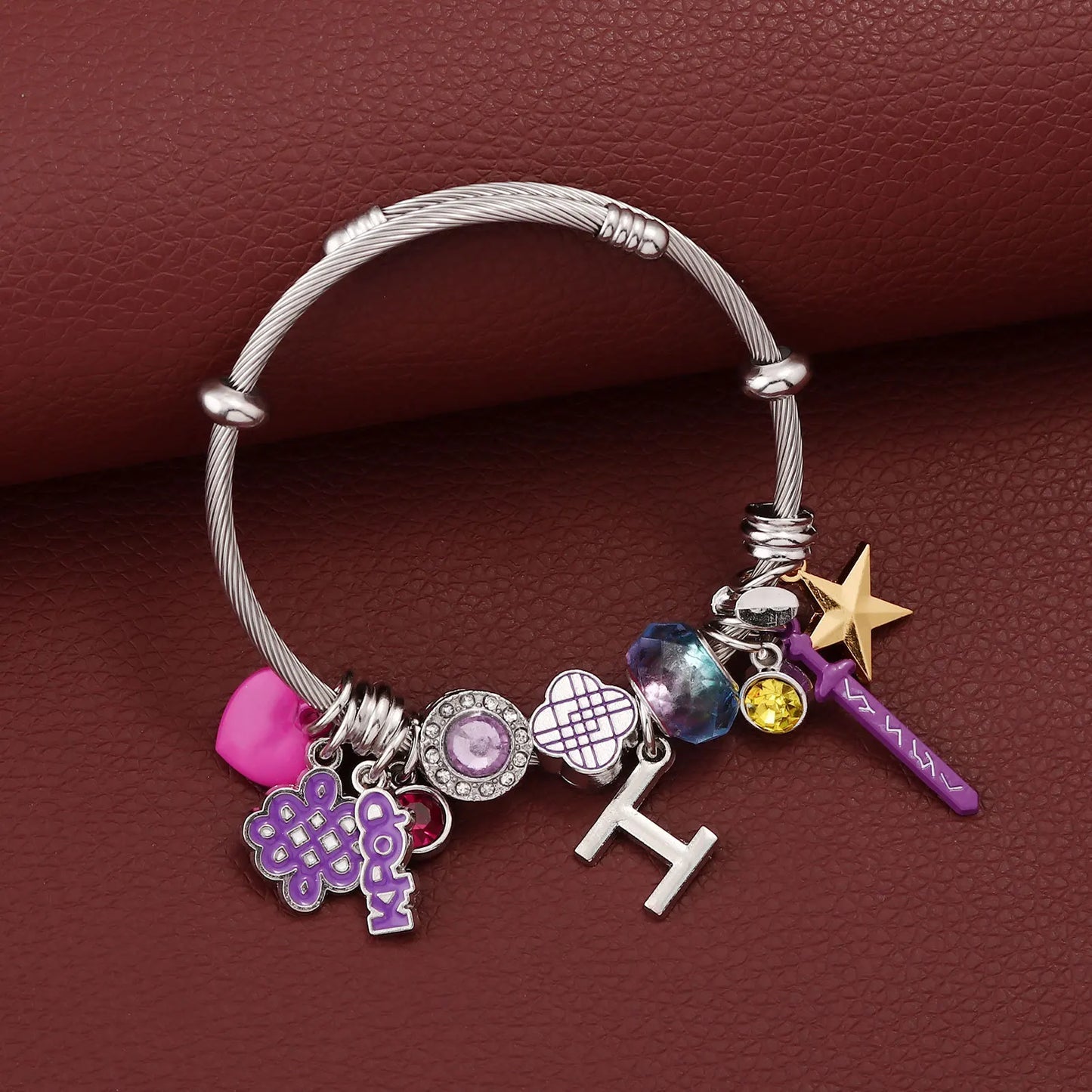 Pulsera Huntrix Guerreras Kpop - Cuentas Anime Harajuku Y2K
